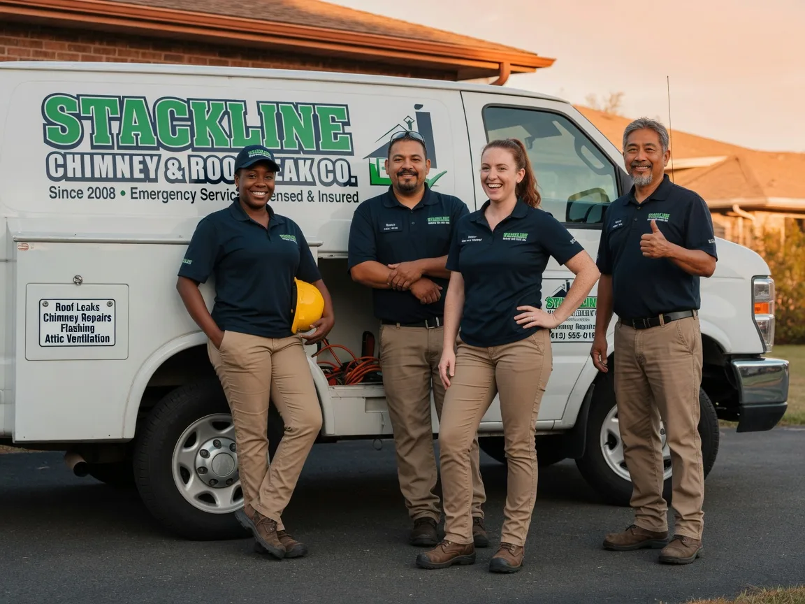 Chimney flashing repair company in Chandler, IN